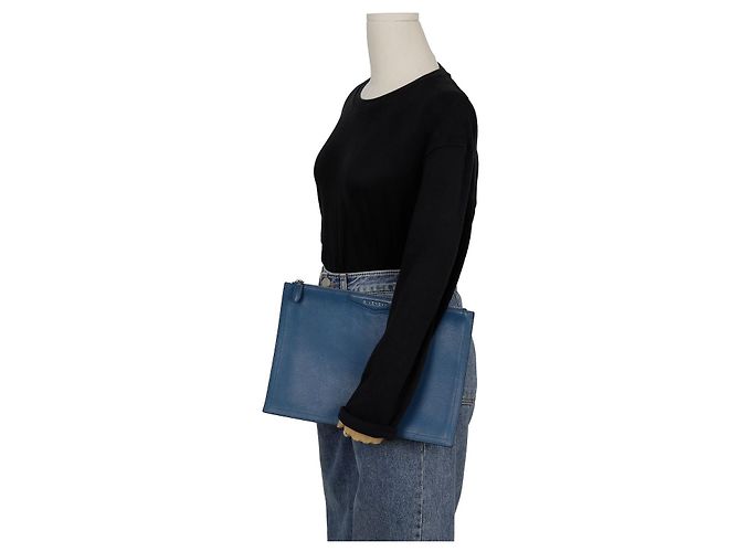 Givenchy Clutch Antigona Grande Blu - vista 13