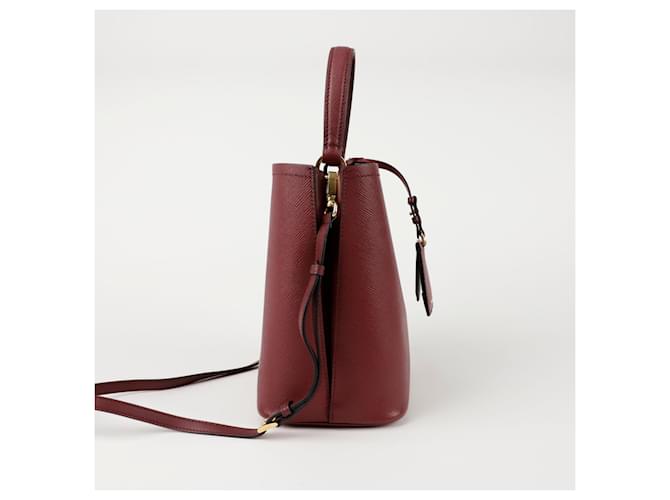 Prada Medium Tote Schultertasche Rot - Ansicht 6