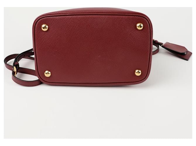 Prada Medium Tote Schultertasche Rot - Ansicht 7