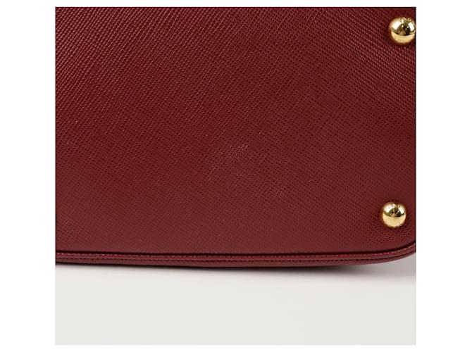 Prada Medium Tote Schultertasche Rot - Ansicht 8