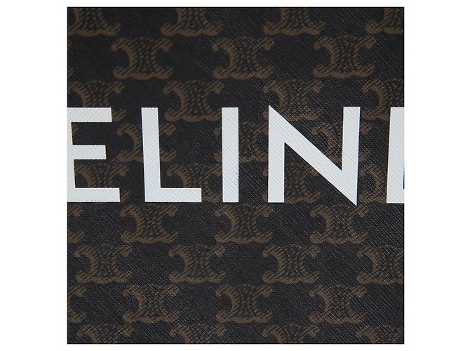 Triomphe Céline Borsa tote piccola a spalla Bianco - vista 2