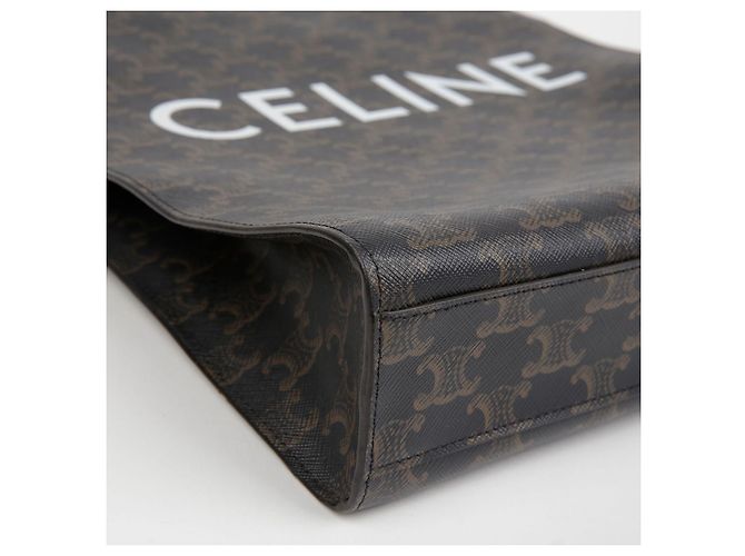 Triomphe Céline Borsa tote piccola a spalla Bianco - vista 7