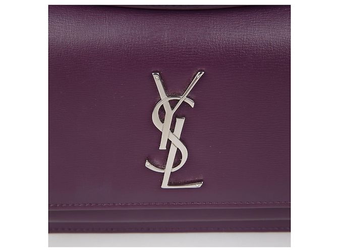 Saint Laurent Borsa a Spalla WOC Sunset Porpora - vista 3
