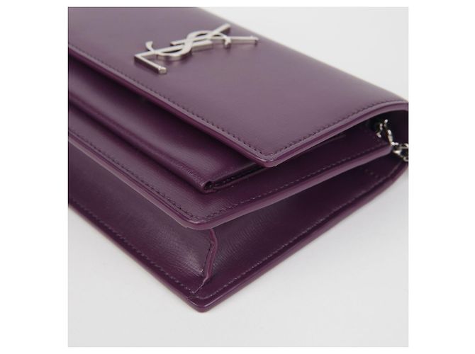 Saint Laurent Borsa a Spalla WOC Sunset Porpora - vista 8