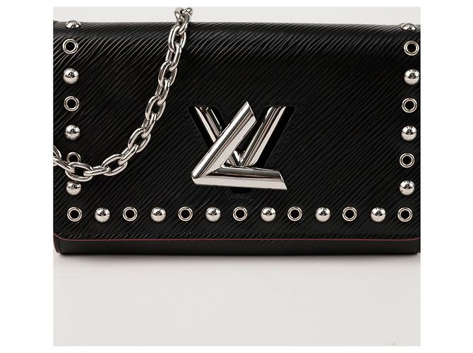 Louis Vuitton Borsa a tracolla Twist WOC Nero - vista 2