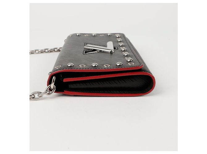 Louis Vuitton Borsa a tracolla Twist WOC Nero - vista 4