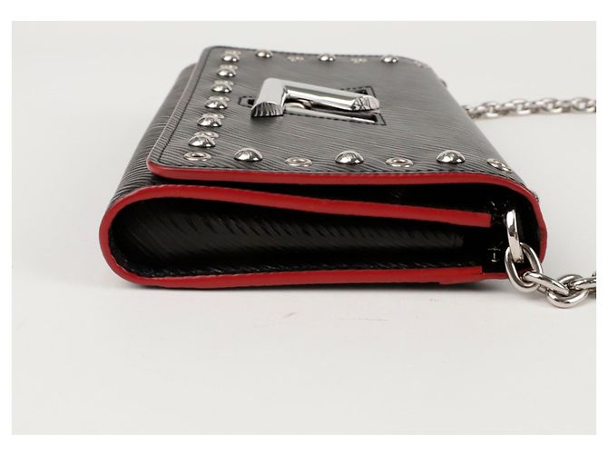 Louis Vuitton Borsa a tracolla Twist WOC Nero - vista 6