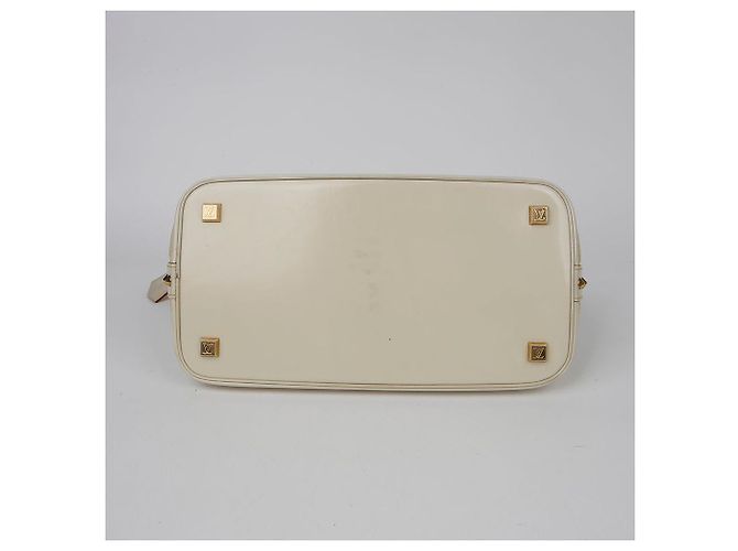 Louis Vuitton Borsa Tote Suhali MM Lockit Bianco - vista 10