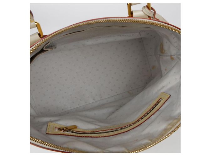 Louis Vuitton Borsa Tote Suhali MM Lockit Bianco - vista 16