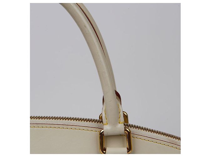 Louis Vuitton Borsa Tote Suhali MM Lockit Bianco - vista 7