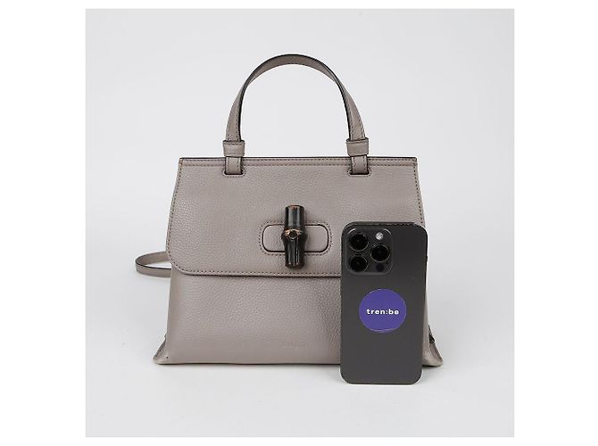 Bamboo Gucci Bambus Schultertasche Braun - Ansicht 15