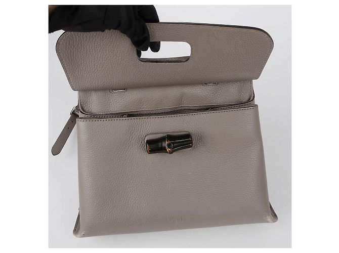Bamboo Gucci Bambus Schultertasche Braun - Ansicht 16