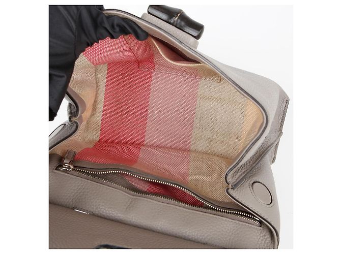 Bamboo Gucci Bambus Schultertasche Braun - Ansicht 17
