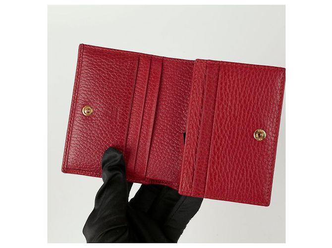 Gucci GG Marmont Kartenetui Rot - Ansicht 11