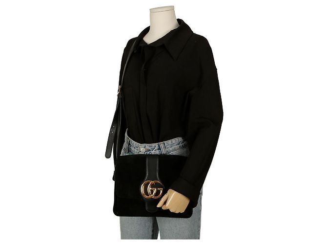 Gucci Borsa a tracolla Ali Media Nero - vista 12