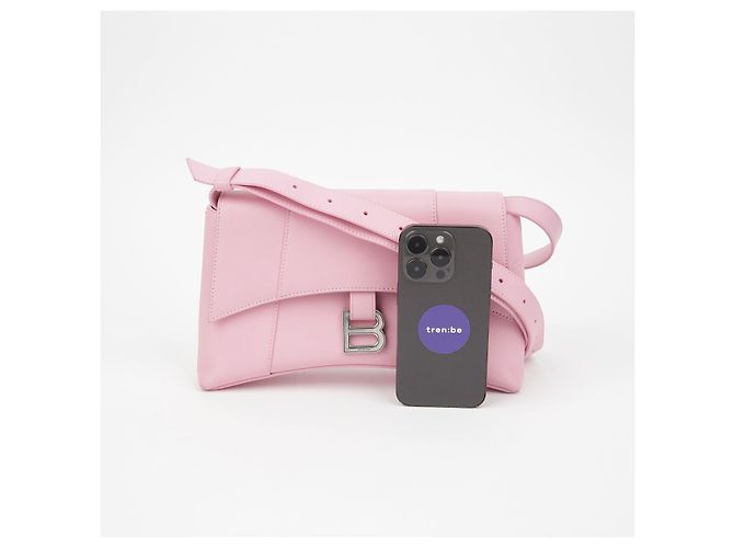 Balenciaga Borsa a tracolla Downtown XS Rosa - vista 11