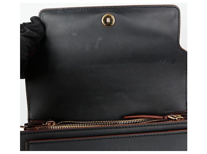 Marni Borsa a tracolla media Trunk Nero - vista 11