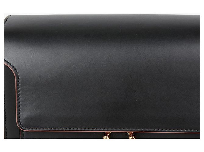 Marni Borsa a tracolla media Trunk Nero - vista 3