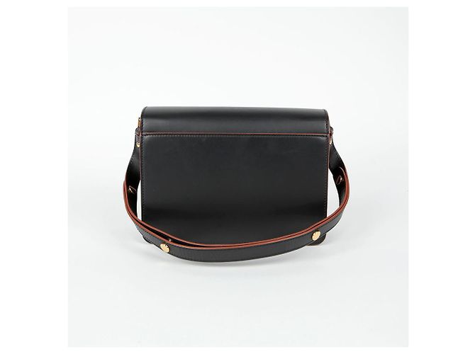 Marni Borsa a tracolla media Trunk Nero - vista 4