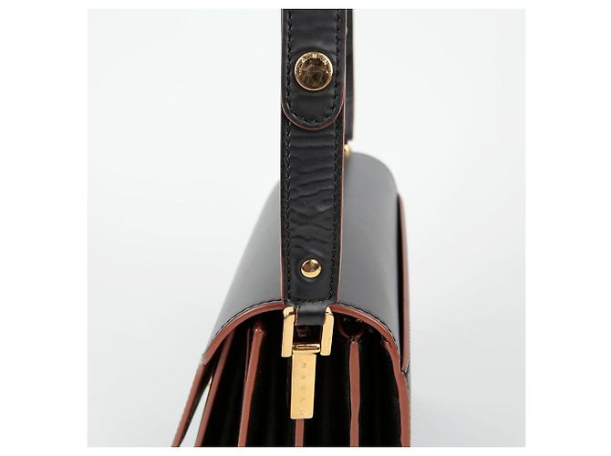 Marni Borsa a tracolla media Trunk Nero - vista 6