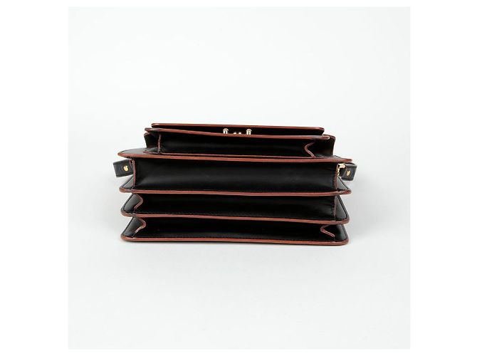Marni Borsa a tracolla media Trunk Nero - vista 7
