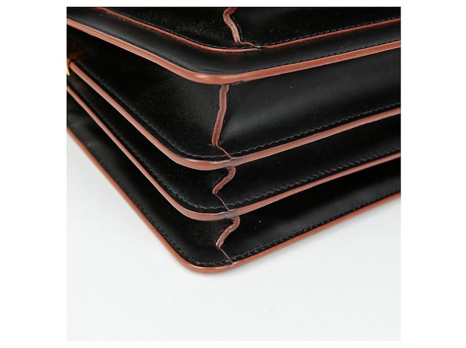 Marni Borsa a tracolla media Trunk Nero - vista 9