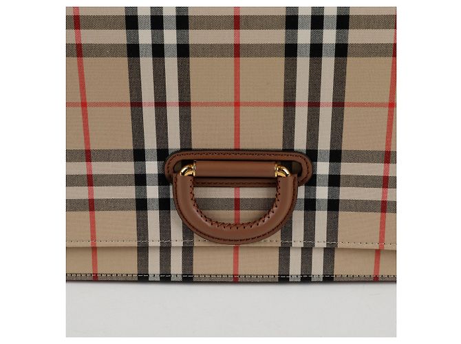 Burberry Borsa a tracolla media con anello Bianco - vista 2