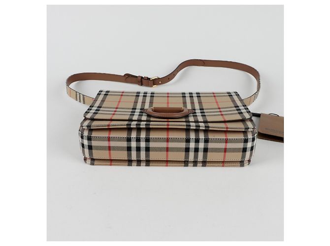 Burberry Borsa a tracolla media con anello Bianco - vista 6