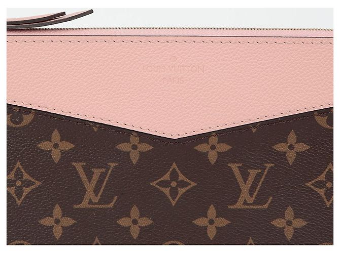 Louis Vuitton Pochette Daily Marrone - vista 3