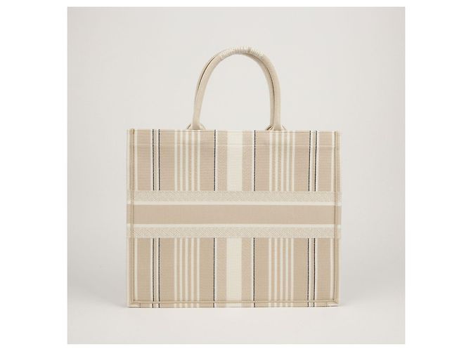 Book Tote Dior Gran Bolsa Tote Libro Castaño - vista 4