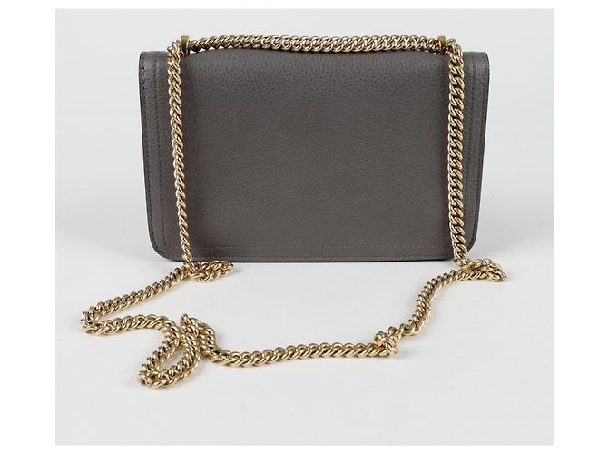 Salvatore Ferragamo Borsa a tracolla incrociata Ginabra Chain Marrone - vista 3
