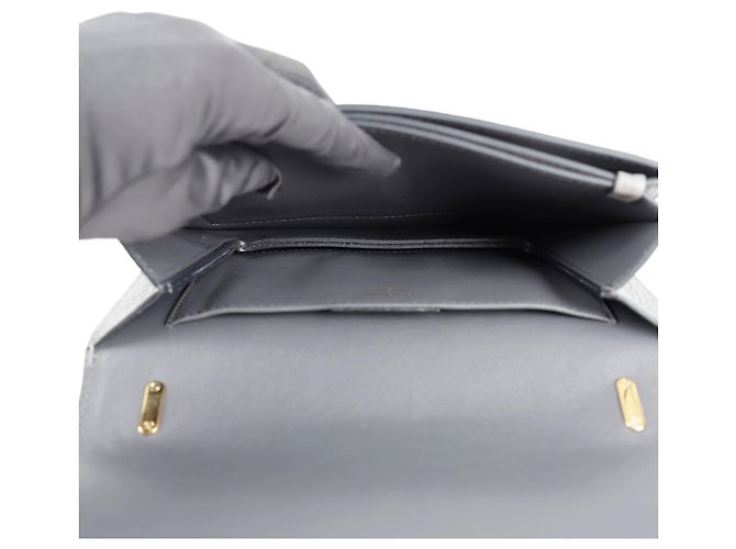 Salvatore Ferragamo Borsa a tracolla incrociata Ginabra Chain Marrone - vista 9