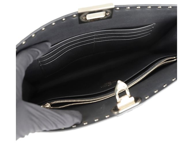 Valentino Rockstud Pouch Schwarz - Ansicht 12
