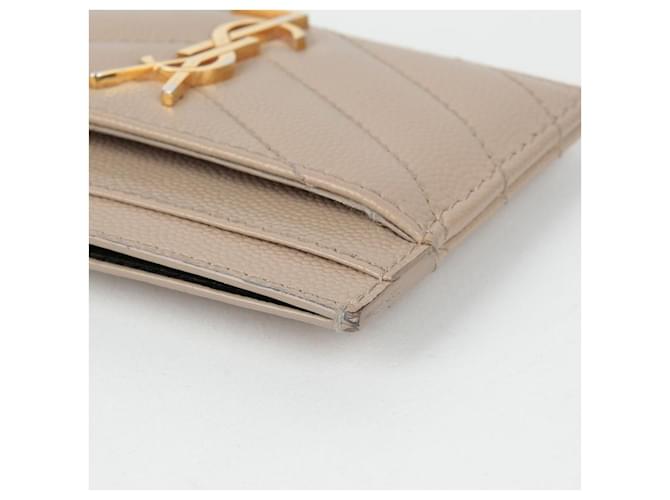 Saint Laurent Monogram Kartenetui Braun - Ansicht 10