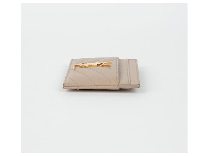 Saint Laurent Monogram Kartenetui Braun - Ansicht 5