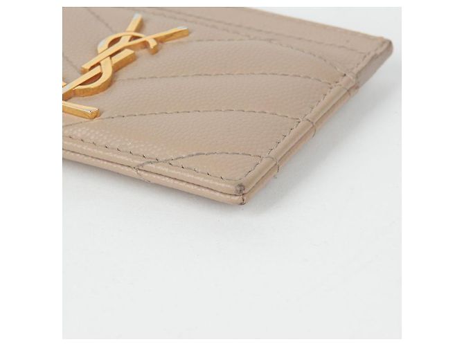 Saint Laurent Monogram Kartenetui Braun - Ansicht 7
