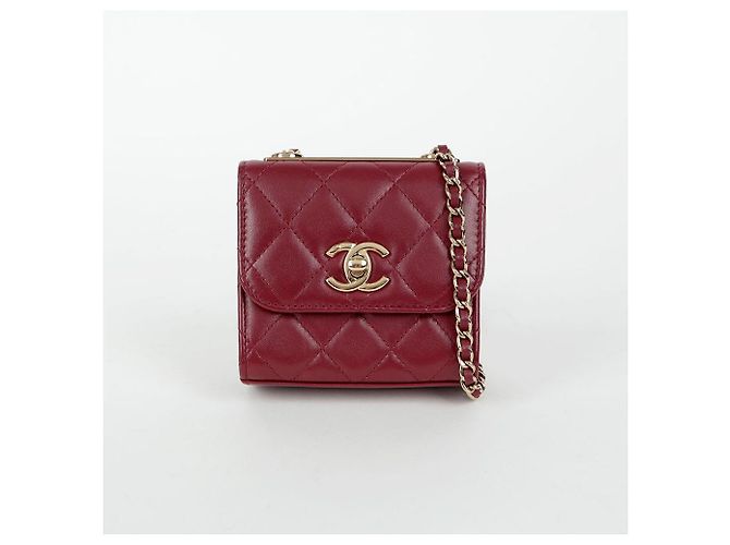 Trendy CC Chanel Borsa a spalla incrociata mini CC alla moda Rosso - vista 2