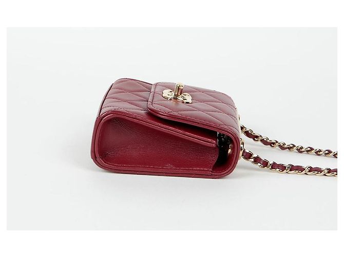 Trendy CC Chanel Borsa a spalla incrociata mini CC alla moda Rosso - vista 5