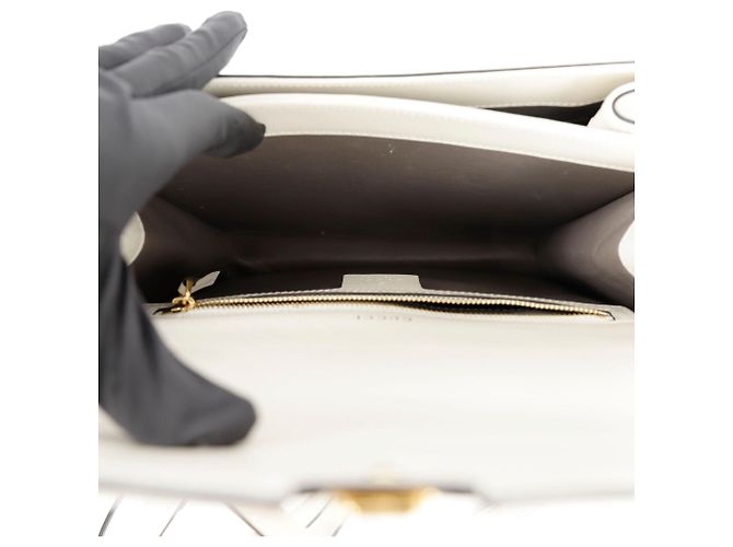 Gucci Silvi Small Tote Schultertasche Weiß - Ansicht 12