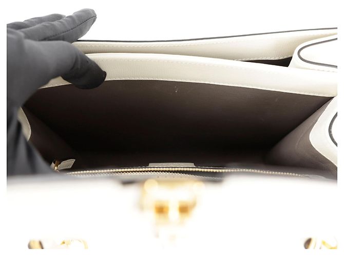 Gucci Silvi Small Tote Schultertasche Weiß - Ansicht 13