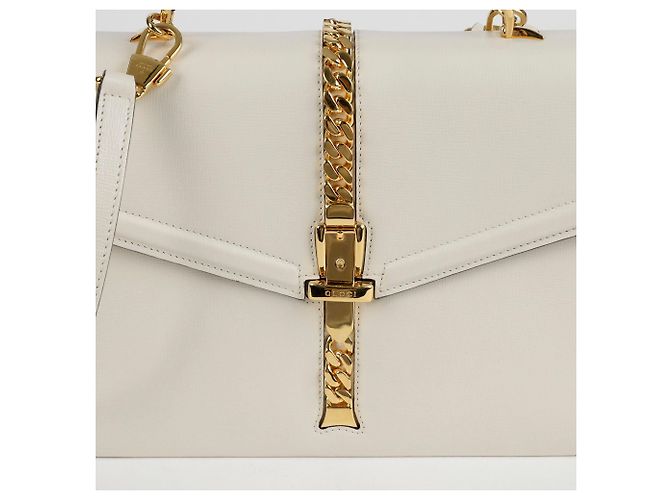 Gucci Silvi Small Tote Schultertasche Weiß - Ansicht 2