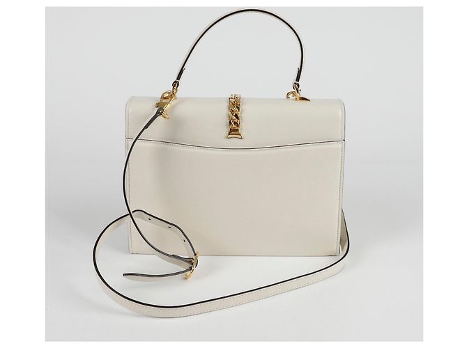 Gucci Silvi Small Tote Schultertasche Weiß - Ansicht 5