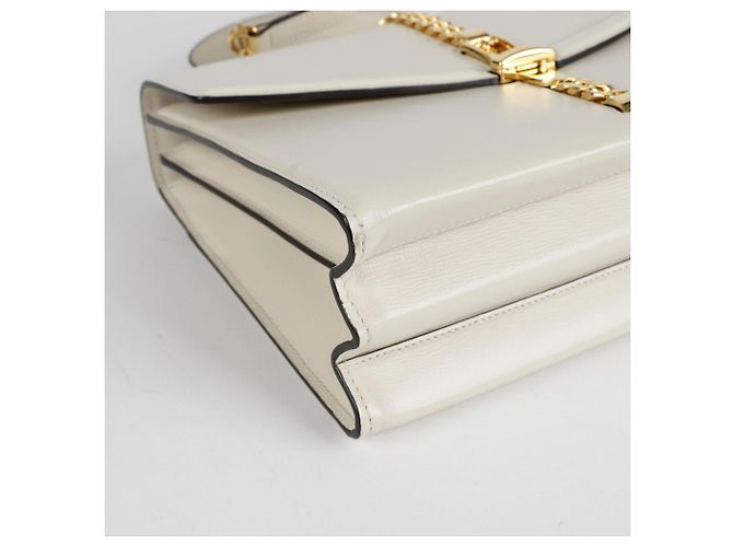 Gucci Silvi Small Tote Schultertasche Weiß - Ansicht 8