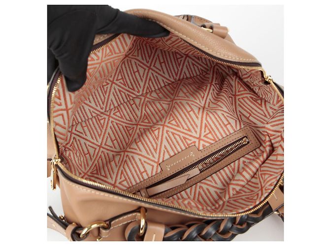 Chloé Borsa a Spalla Daria Medium Tote Marrone - vista 12