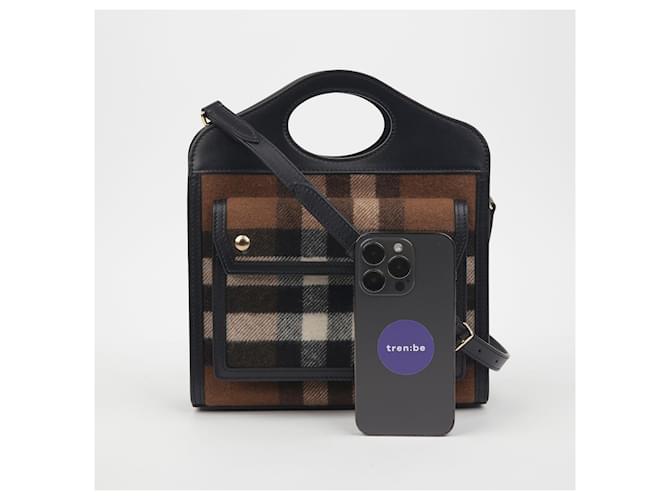 Burberry Mini borsa a spalla Marrone - vista 5