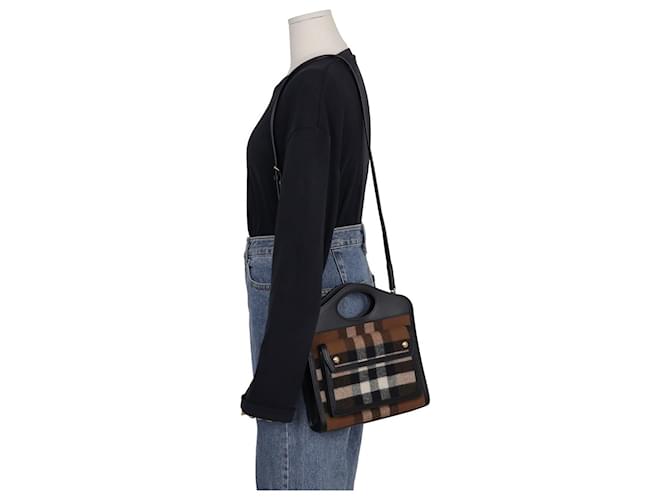 Burberry Mini borsa a spalla Marrone - vista 7