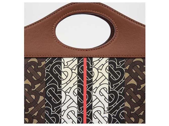Burberry Mini Tote Schultertasche Braun - Ansicht 4