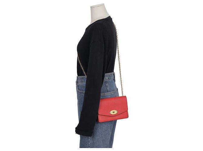 Mulberry Borsa a tracolla Dali Small Chain Rosso - vista 12