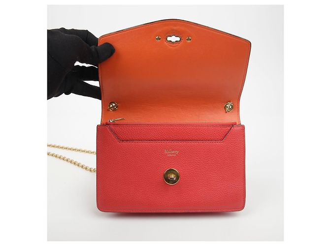Mulberry Borsa a tracolla Dali Small Chain Rosso - vista 9
