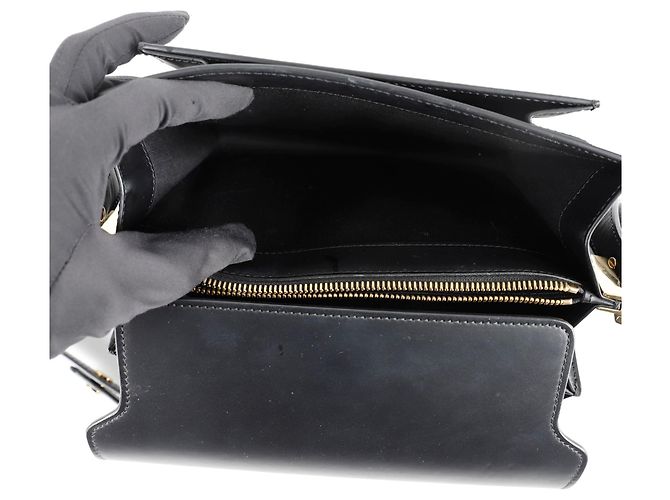 Marni Borsa a Spalla Crossbody Medium Trunk Nero - vista 11
